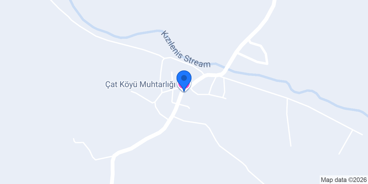 Çat Köyü Muhtarlığı konumu