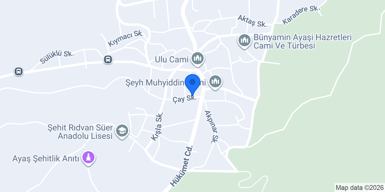 Aydoğan Veteriner Kliniği konumu