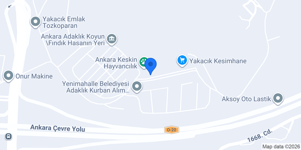 Hasbel hayvancılık - Ankara adak konumu