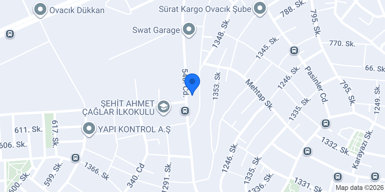 S.CVS LÜKS OTOMOTİV konumu