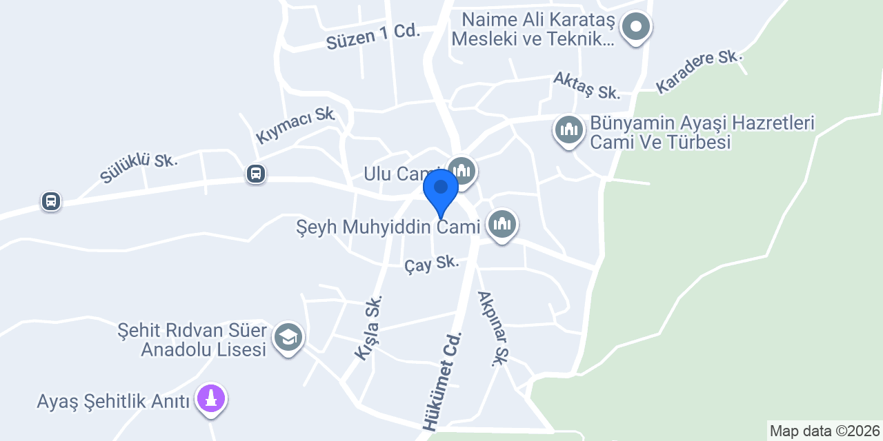 Sazak Erkek Kuaförü konumu