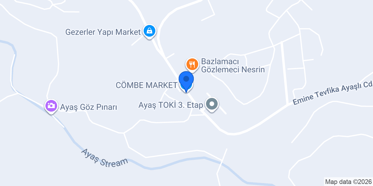 CÖMBE MARKET konumu