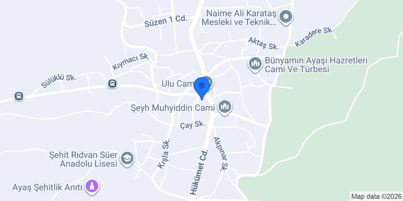 HSN AYAŞ SİGORTA ACENTELİĞİ LTD ŞTİ konumu