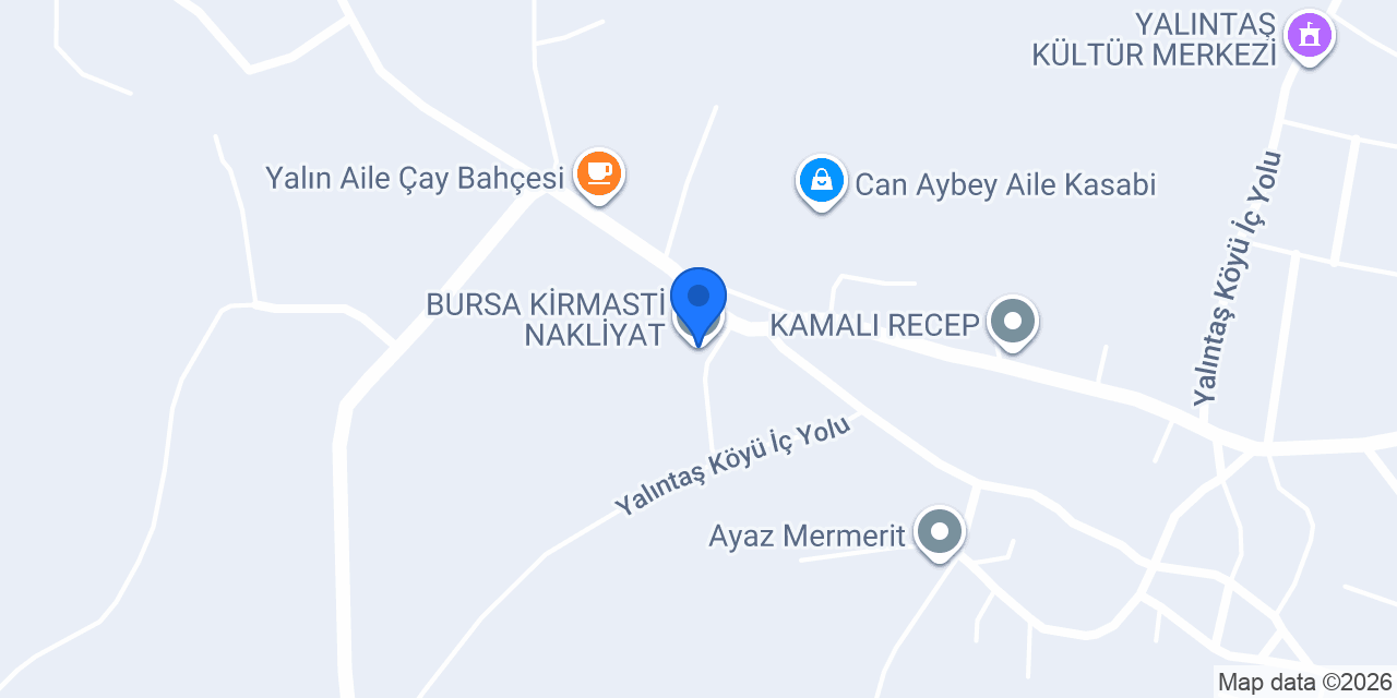 BURSA KİRMASTİ NAKLİYAT konumu