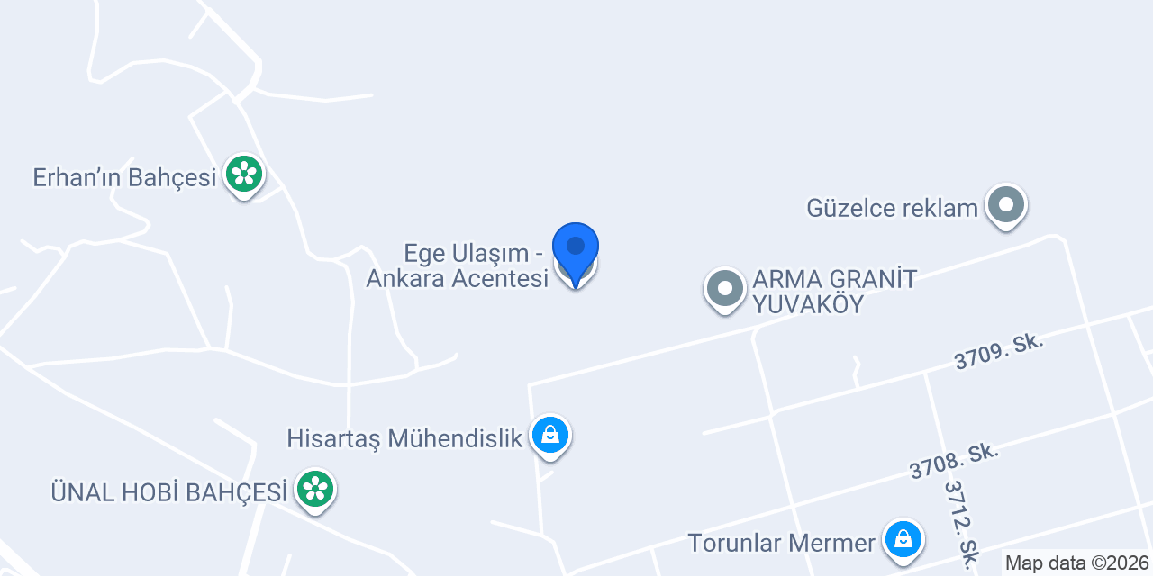 Ege Ulaşım - Ankara Acentesi konumu