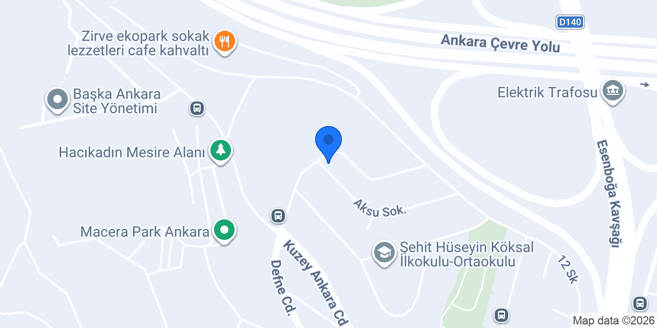 Ankara Tesisatçı Savran konumu