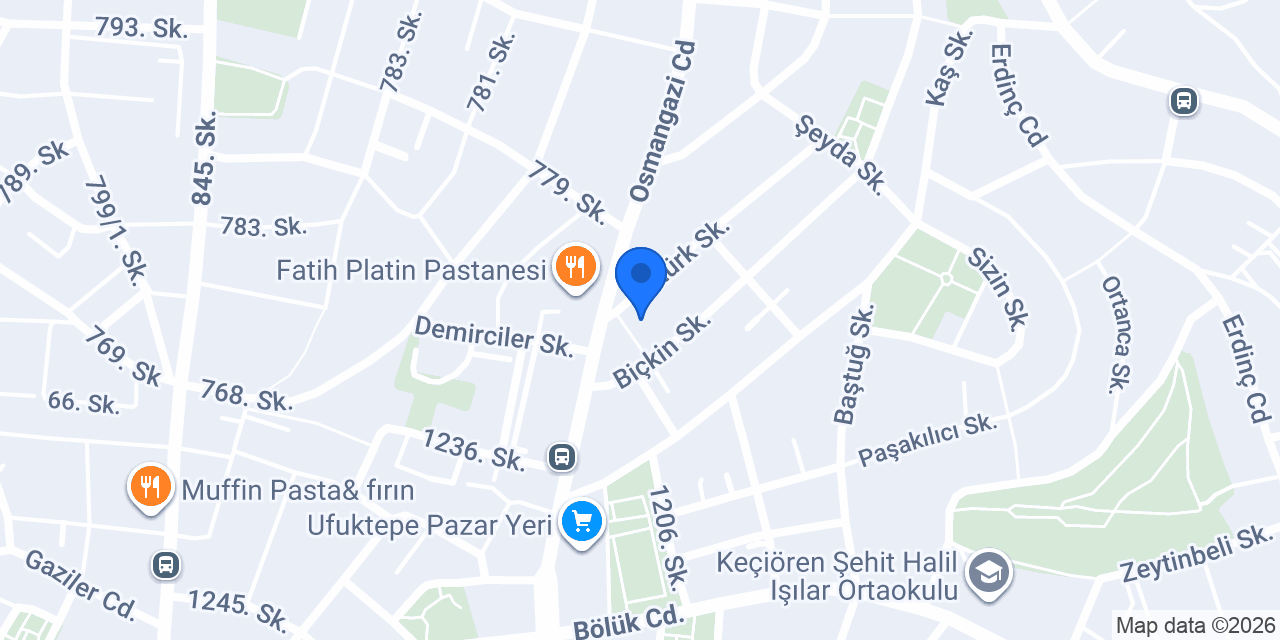 Baysal Kozmetik konumu