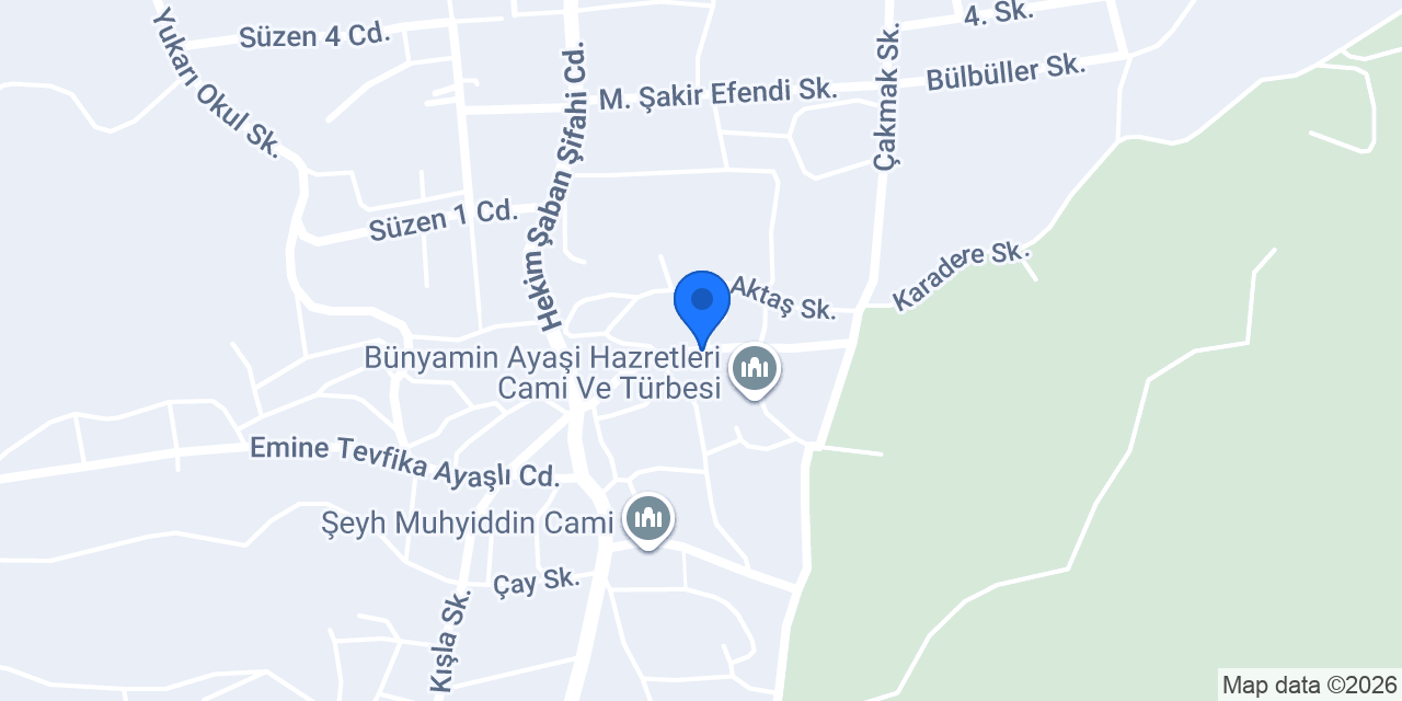 Bünyamin Ayaşi İlkokulu konumu