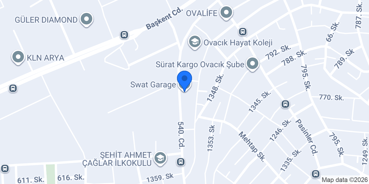 Swat Garage konumu