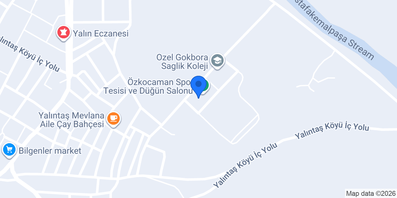 Mustafakemalpaşa Özel Gökbora Koleji konumu