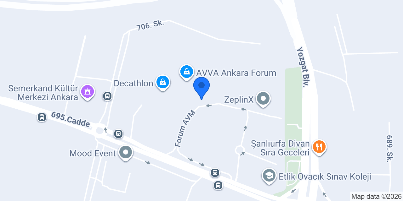 Derimod - Forum Ankara konumu