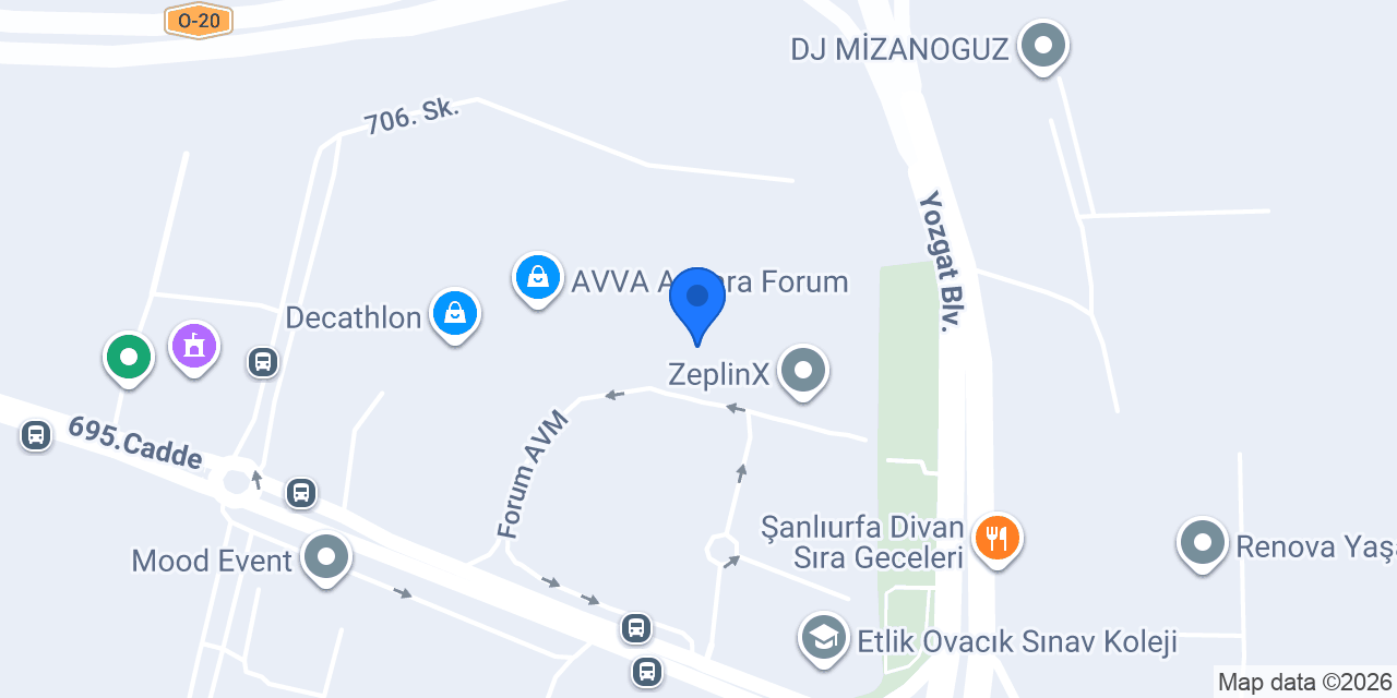 Bahçe Dünyası konumu