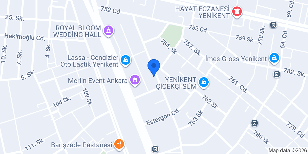 Kiliç Tesisat konumu