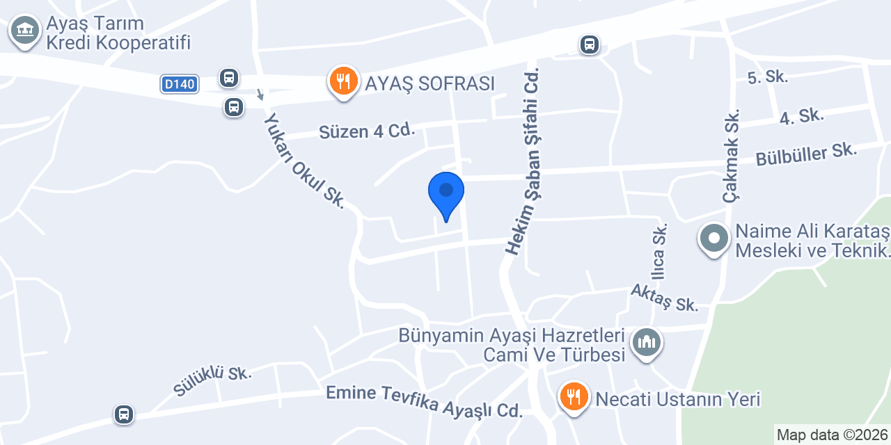Ayaş Semt Polikliniği konumu