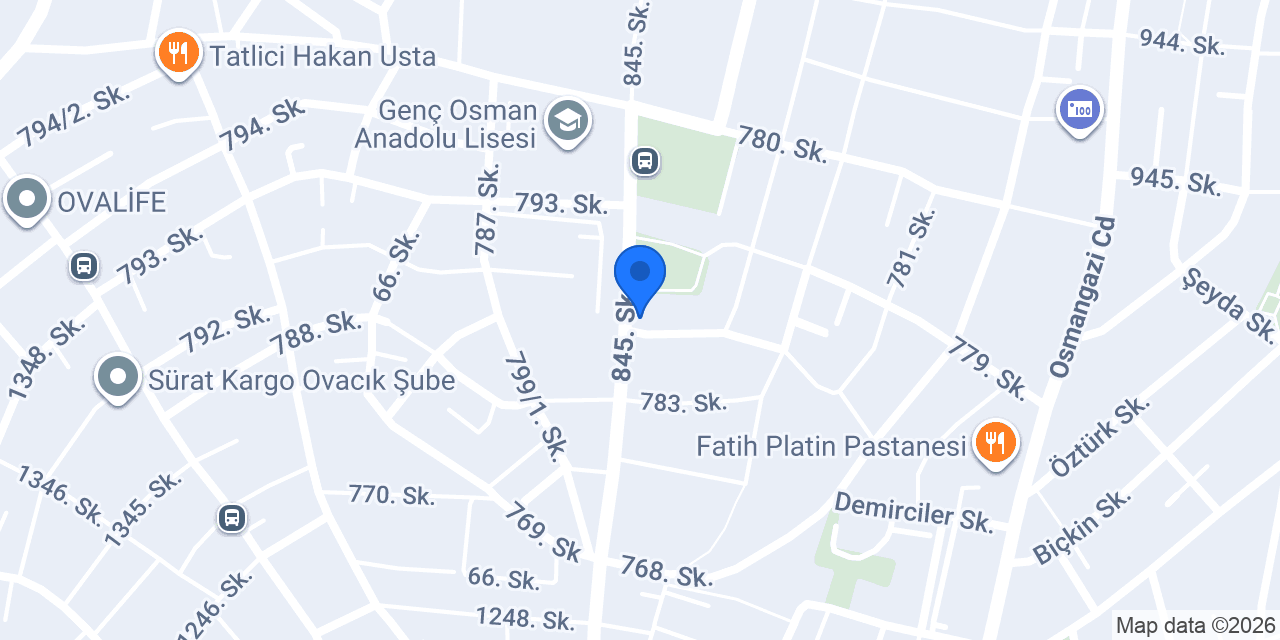 Derda İşkembe pide kebap konumu