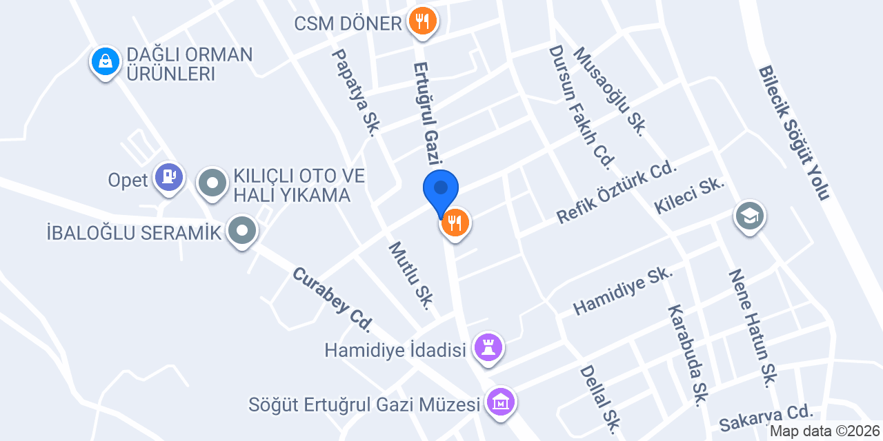 Başak Fırın konumu