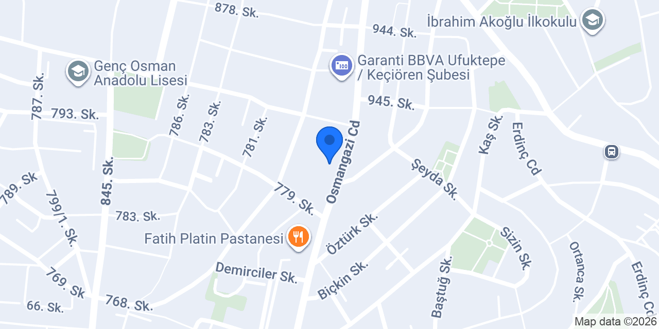 Metinler Giyim Mağazaları konumu