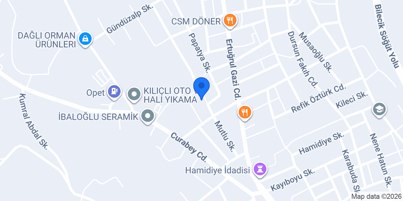Terzi Gülyüz konumu