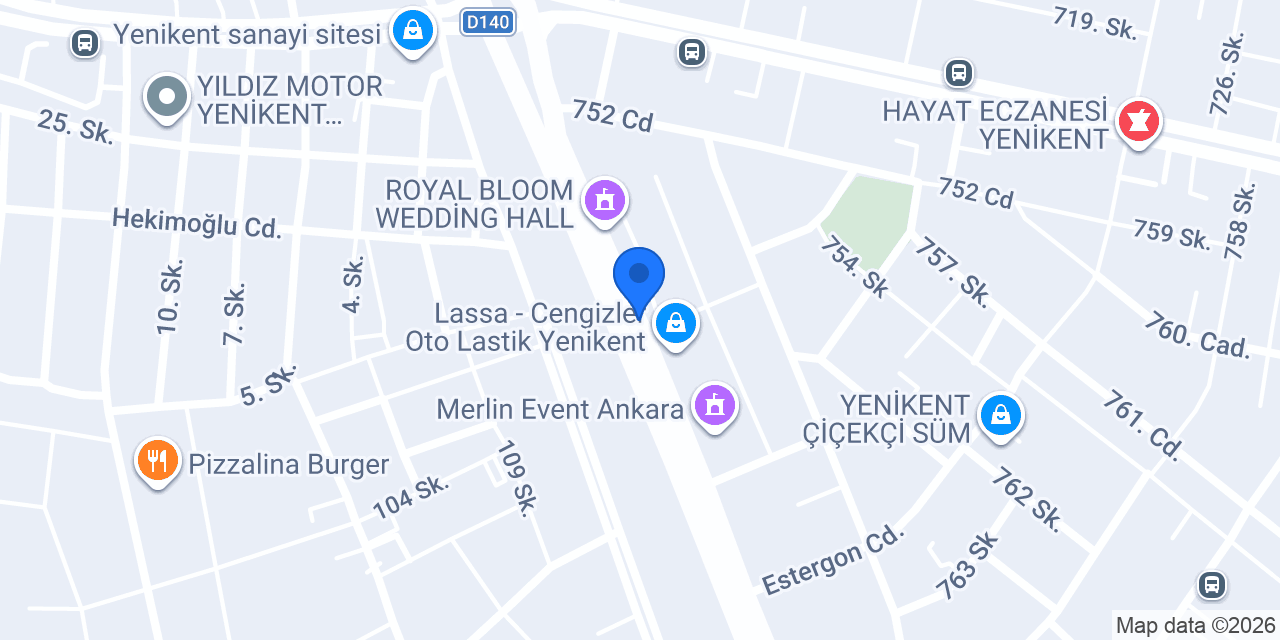 ÖMEROĞLU Tarım Makineleri konumu