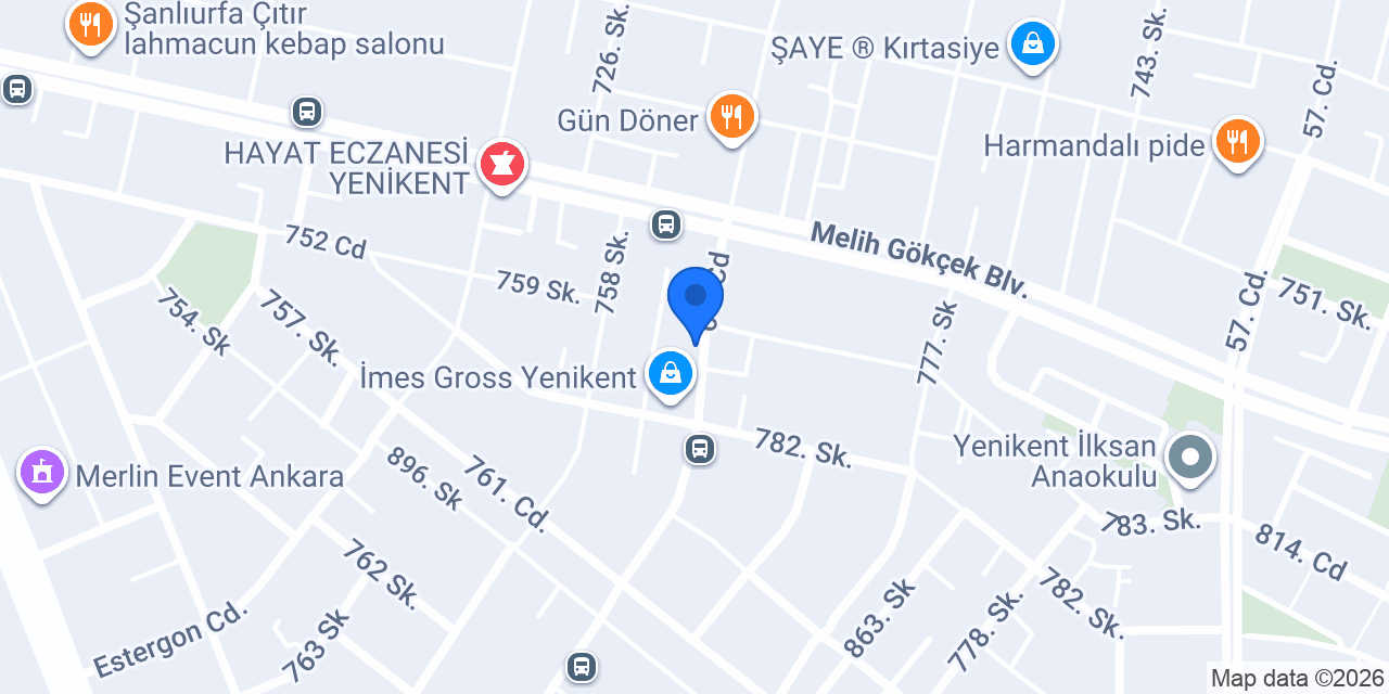 Ankara İş Makinaları Kursu konumu