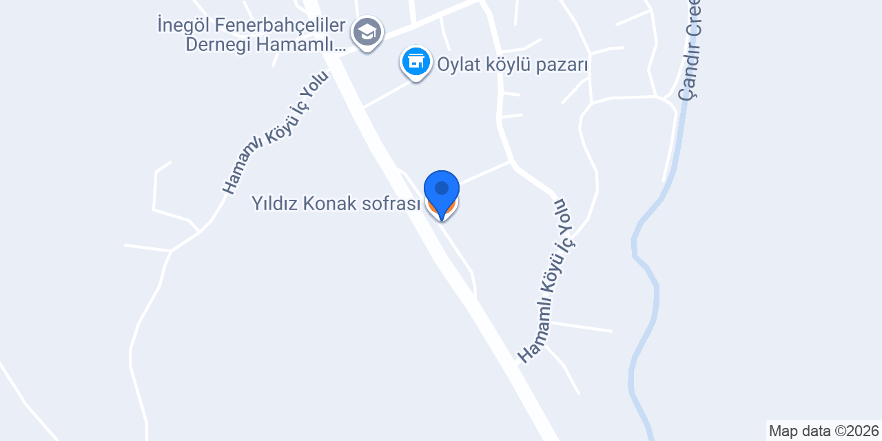 Yıldız Konak sofrası konumu
