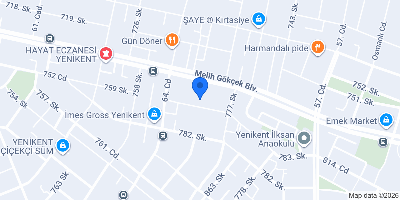 mavi yaz kırtasiye konumu