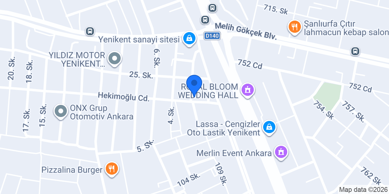 Köksal Egzoz konumu