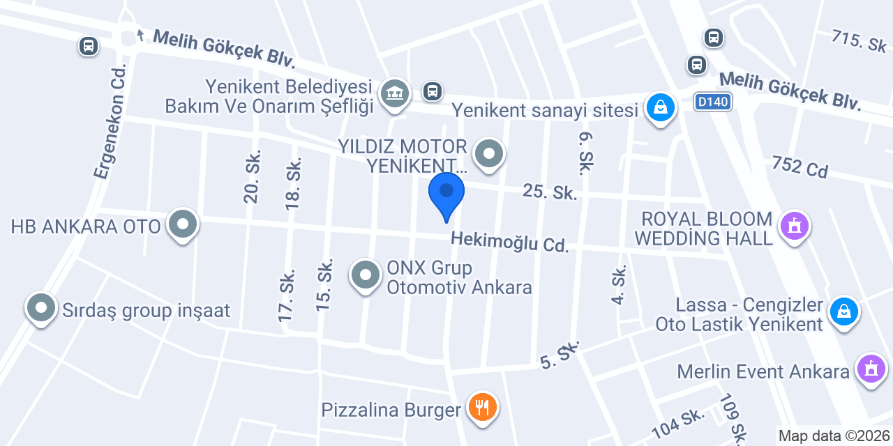 Samet Duman Otomotiv konumu
