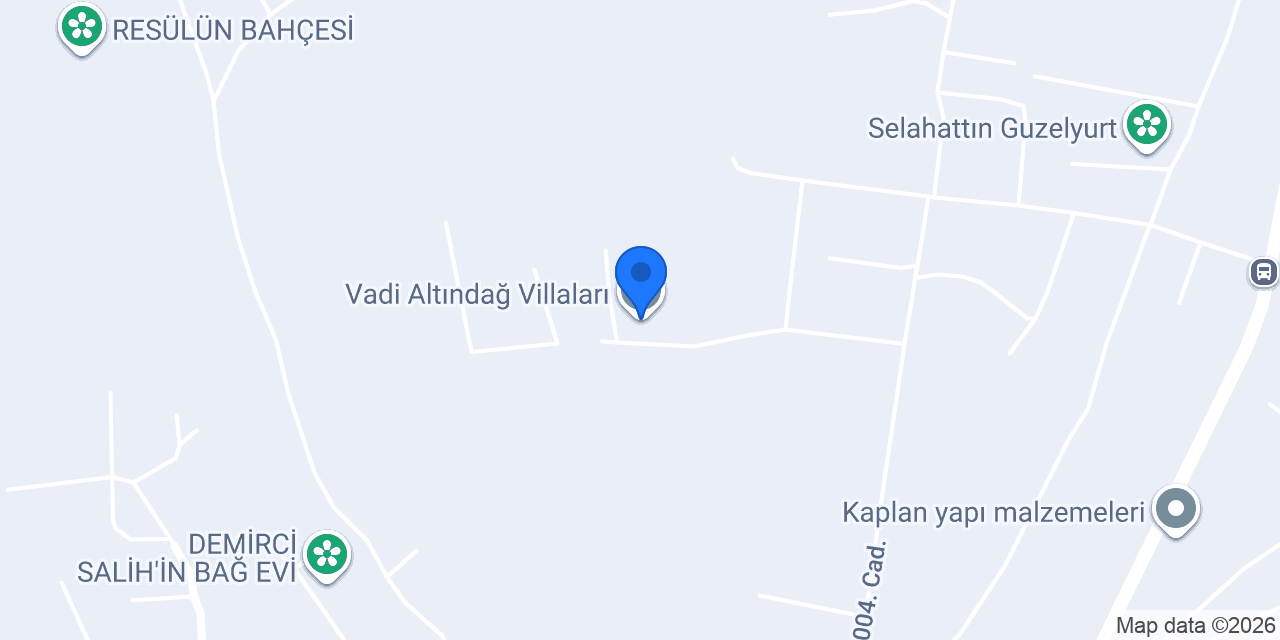 Vadi Altındağ Villaları konumu