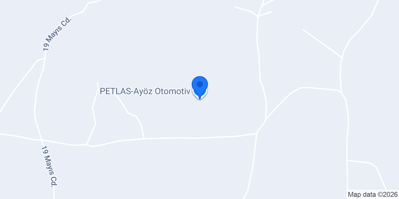 PETLAS-Ayöz Otomotiv konumu