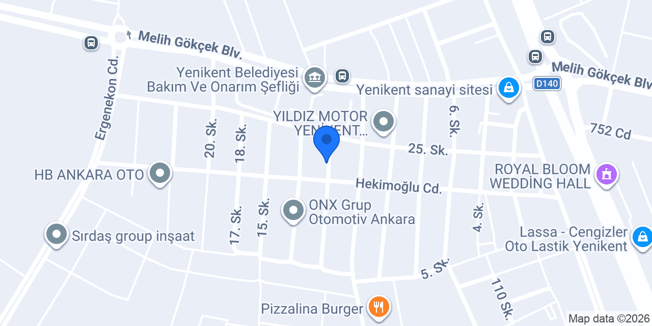 Yas-in ev yemekleri konumu