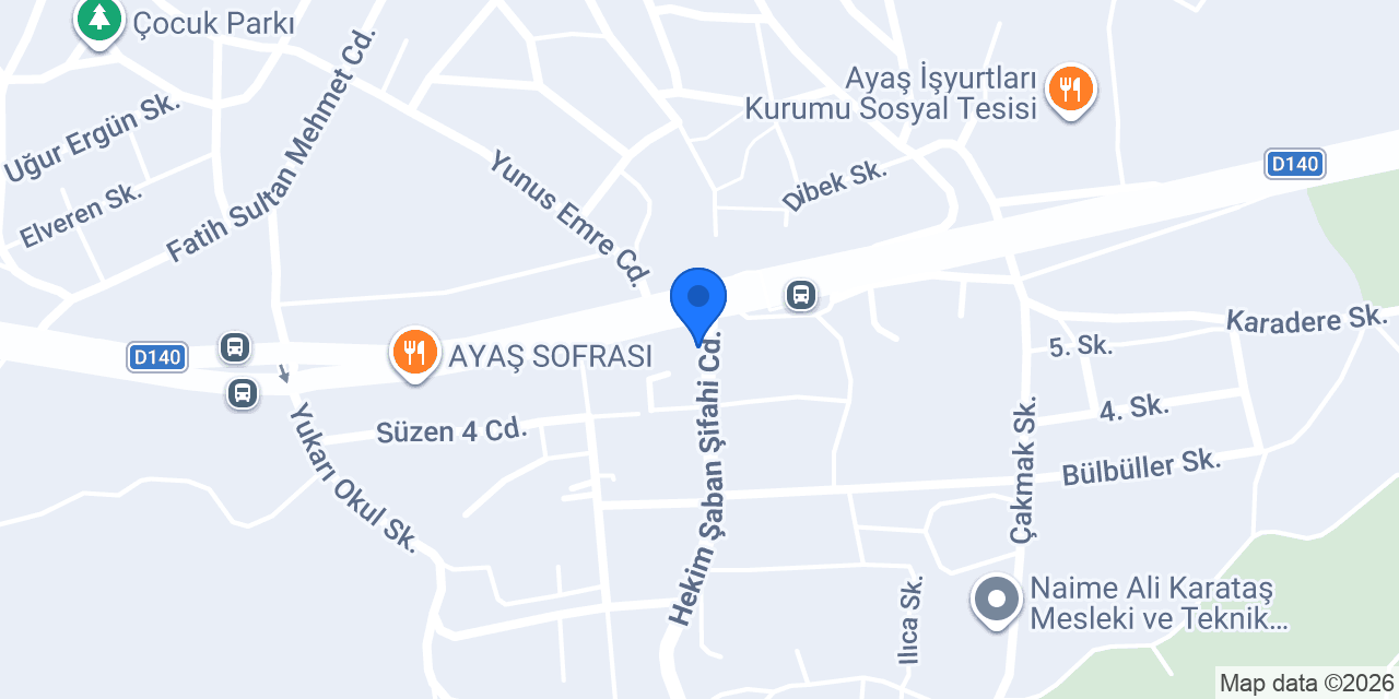 Tüfekçi tesisat konumu