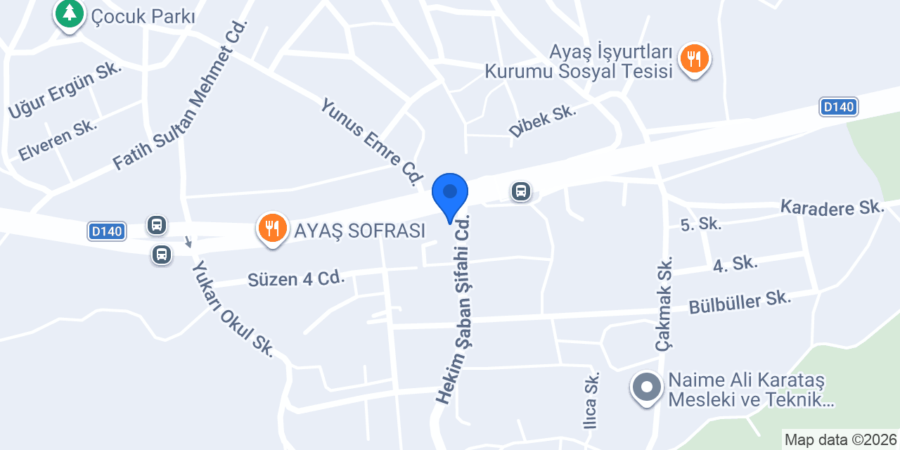Cemil Meriç Anaokulu konumu