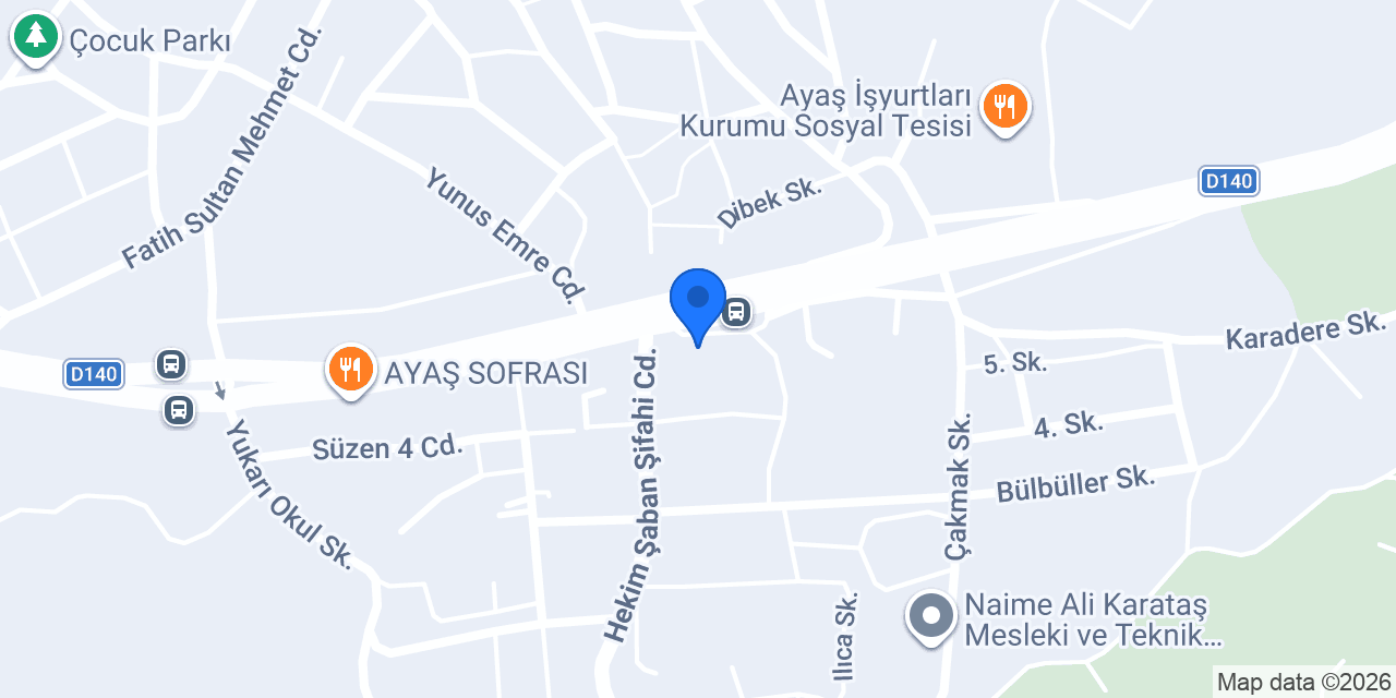 Ayaş Sürücü Kursu konumu