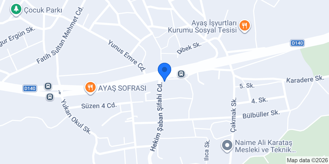 Ayaş taksi konumu