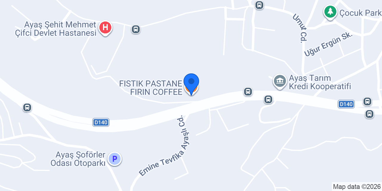 FISTIK PASTANE FIRIN COFFEE konumu