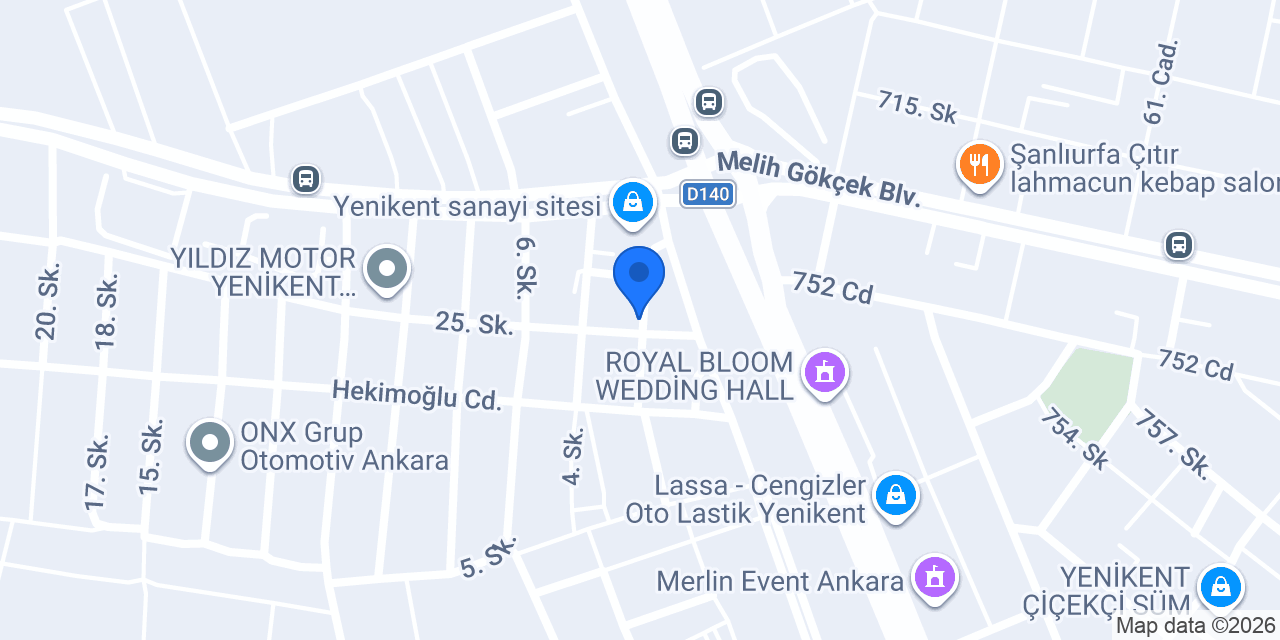 CEYLAN OTO LASTİK konumu