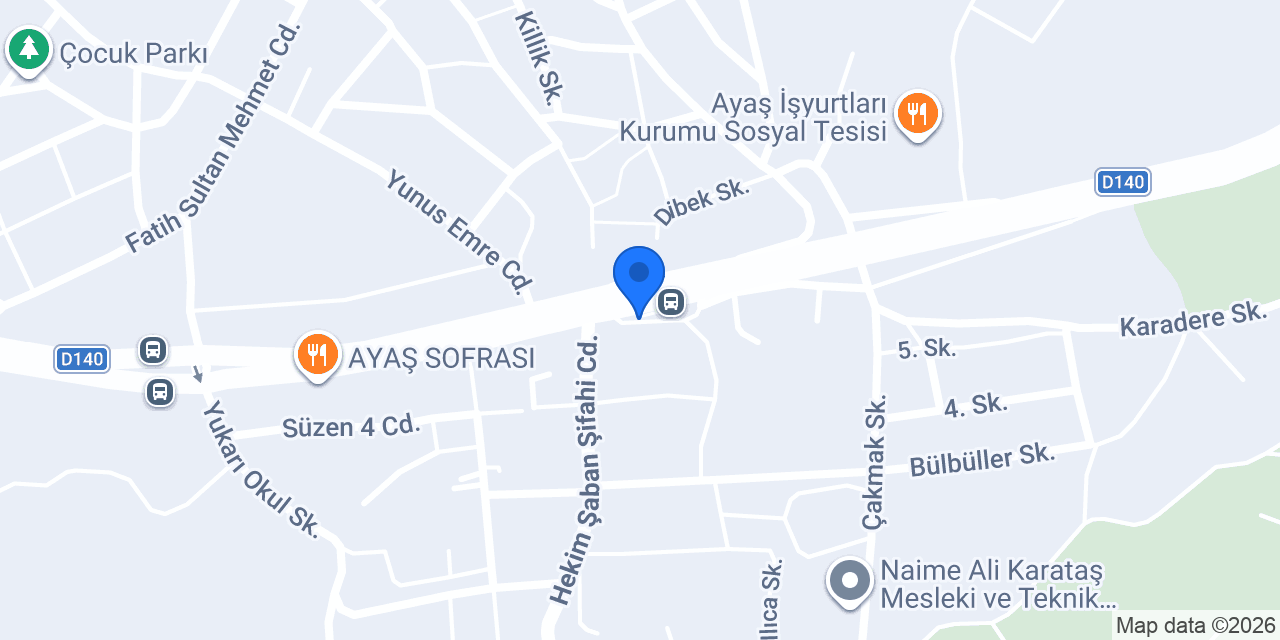 Petrol Ofisi konumu