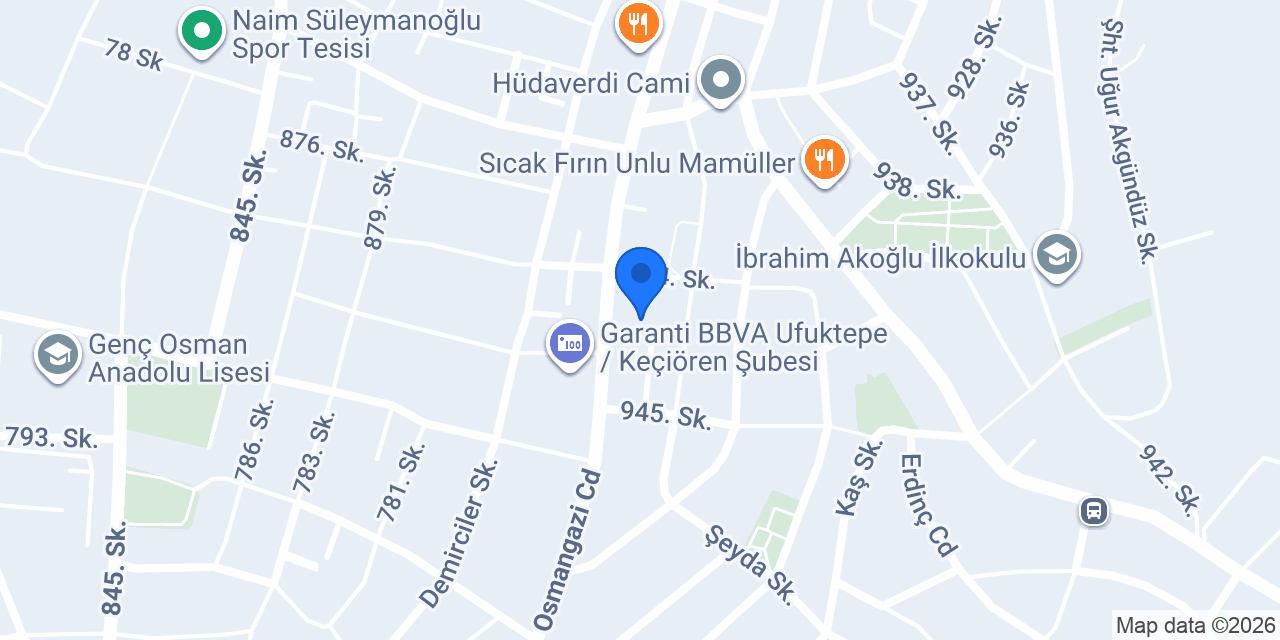 Çiçek dükkanı konumu