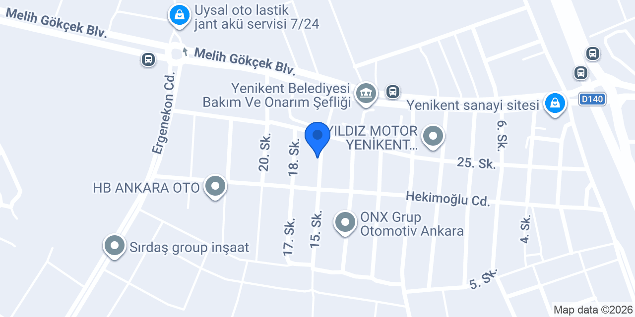 Efe Dizel Mekanik Ducato ve Boxer Ustası konumu