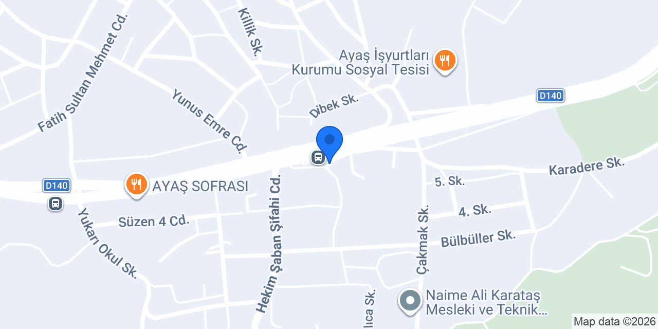 Petrol Ofisi konumu