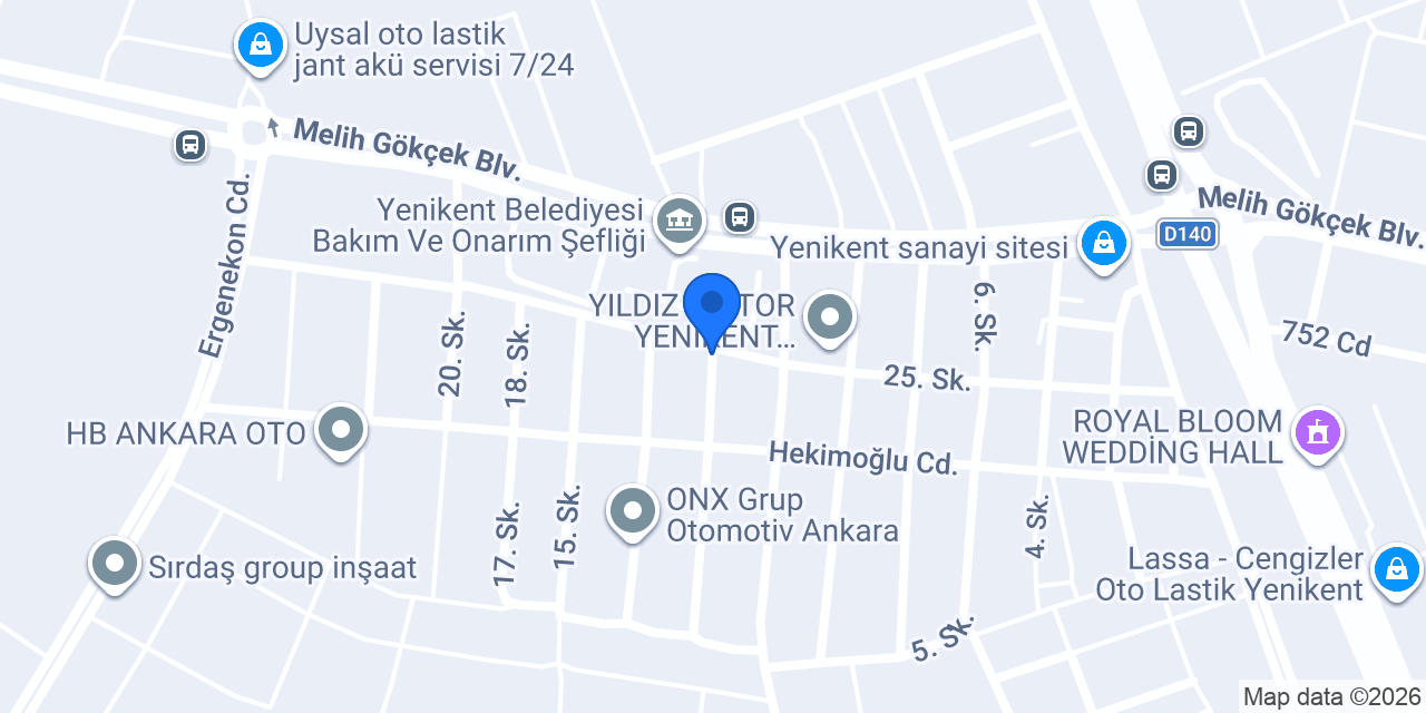 Emre detailing yenikent konumu