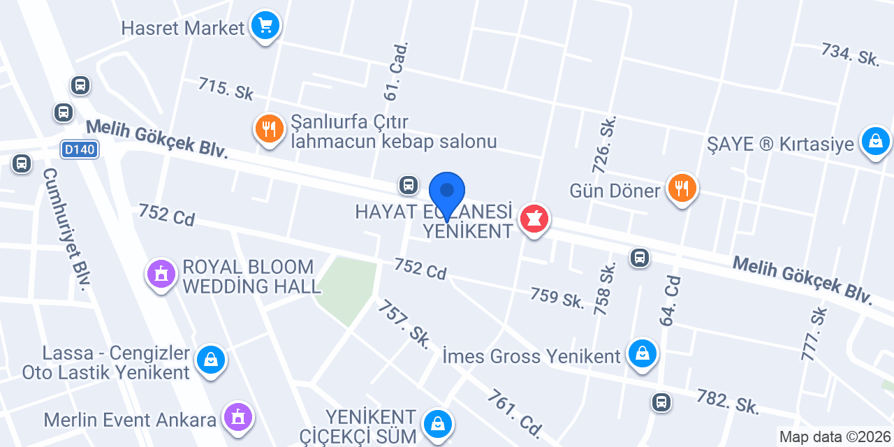 Mücahit Erkek Kuaförü konumu