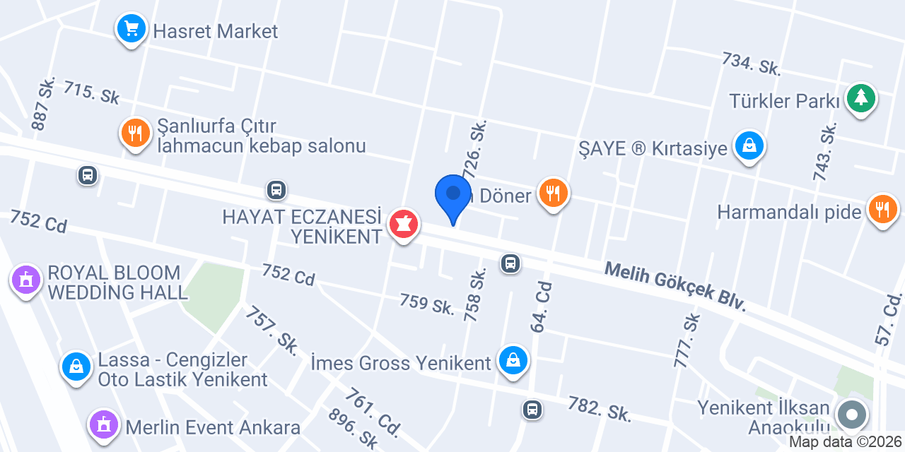 Serince Çiğköfte konumu