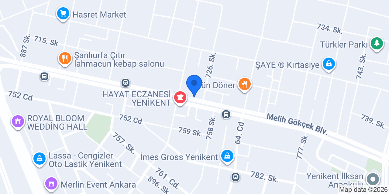 Lezzet Döner konumu