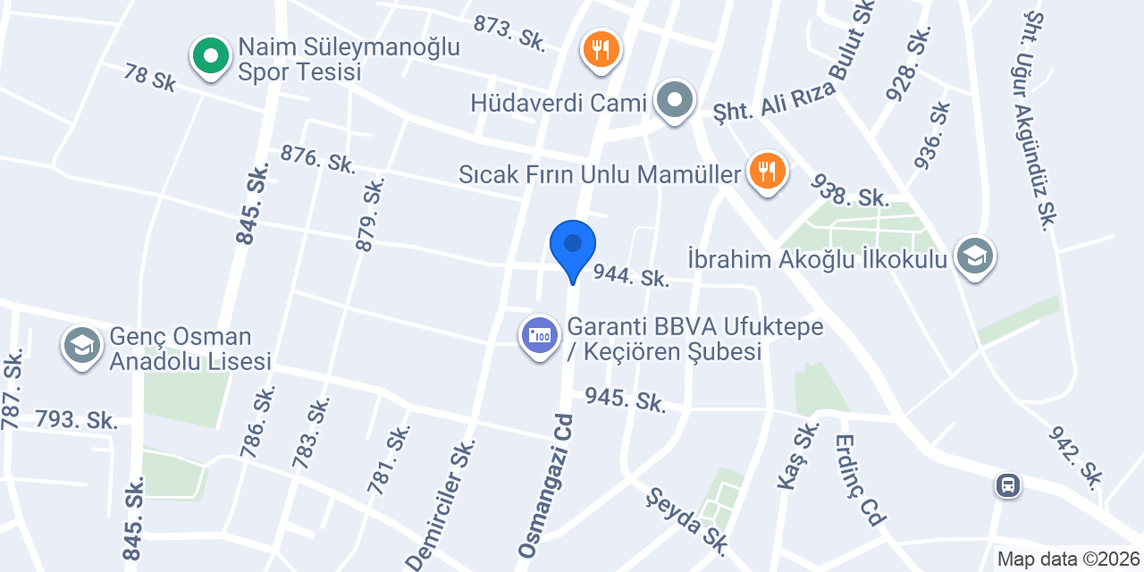 Ziraat Bankası Ufuktepe Şubesi konumu