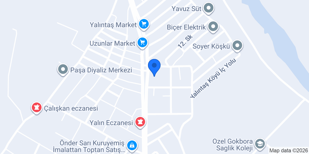 Ptt-yalıntaş Şubesi konumu