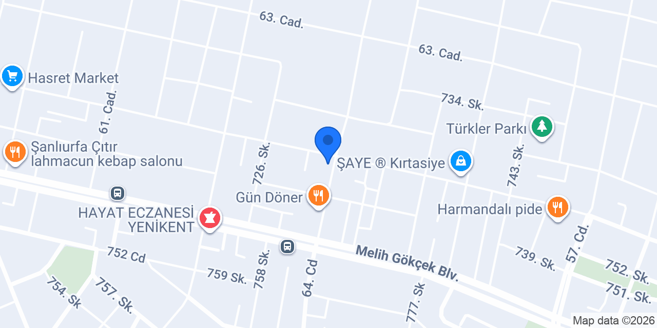Özer Cadde Konutları konumu