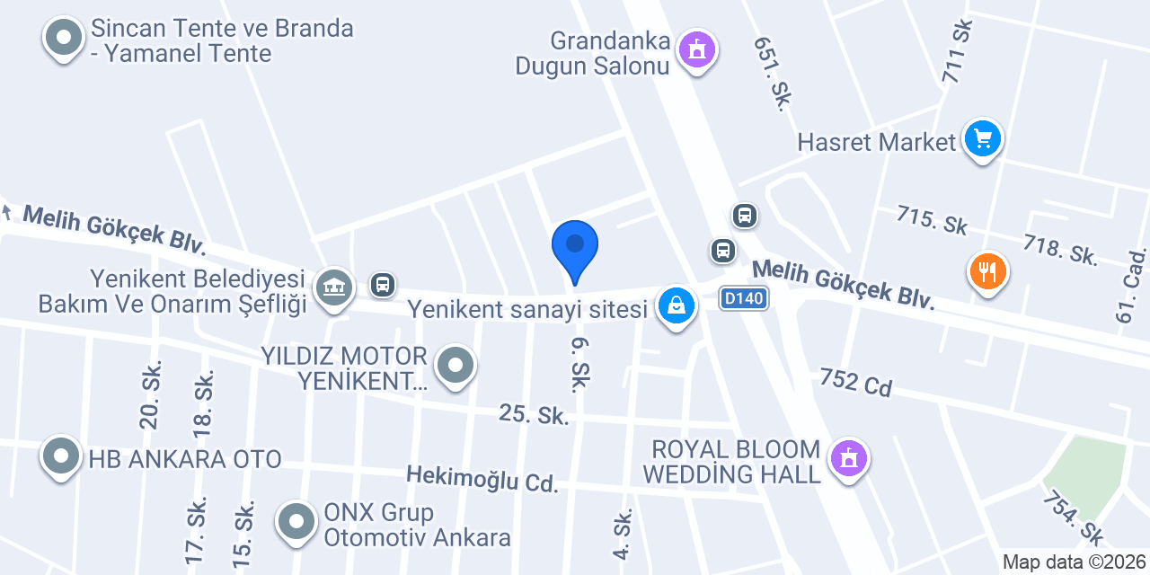 EMR OTO SERVİS konumu