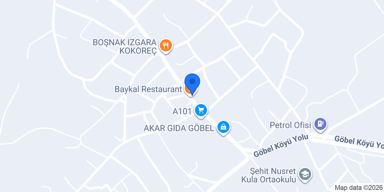 Baykal Restaurant konumu